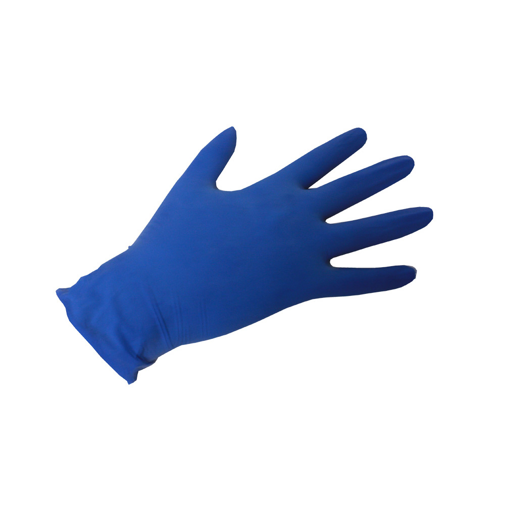 Handschoen nitrile blauw
